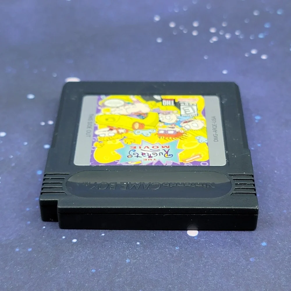 The Rugrats Movie Nintendo Game Boy GBC GBA Black Cartridge DMG-ARQE-USA THQ